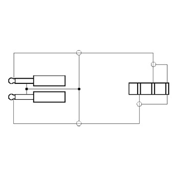 3,5mm Jack stereo audio vliegtuigadapter - haaks / zwart - Afbeelding 2