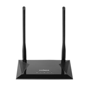 4-in-1 N300 Wi-Fi Router, Access Point, Range Extender, Wi-Fi Bridge & WISP Zwart