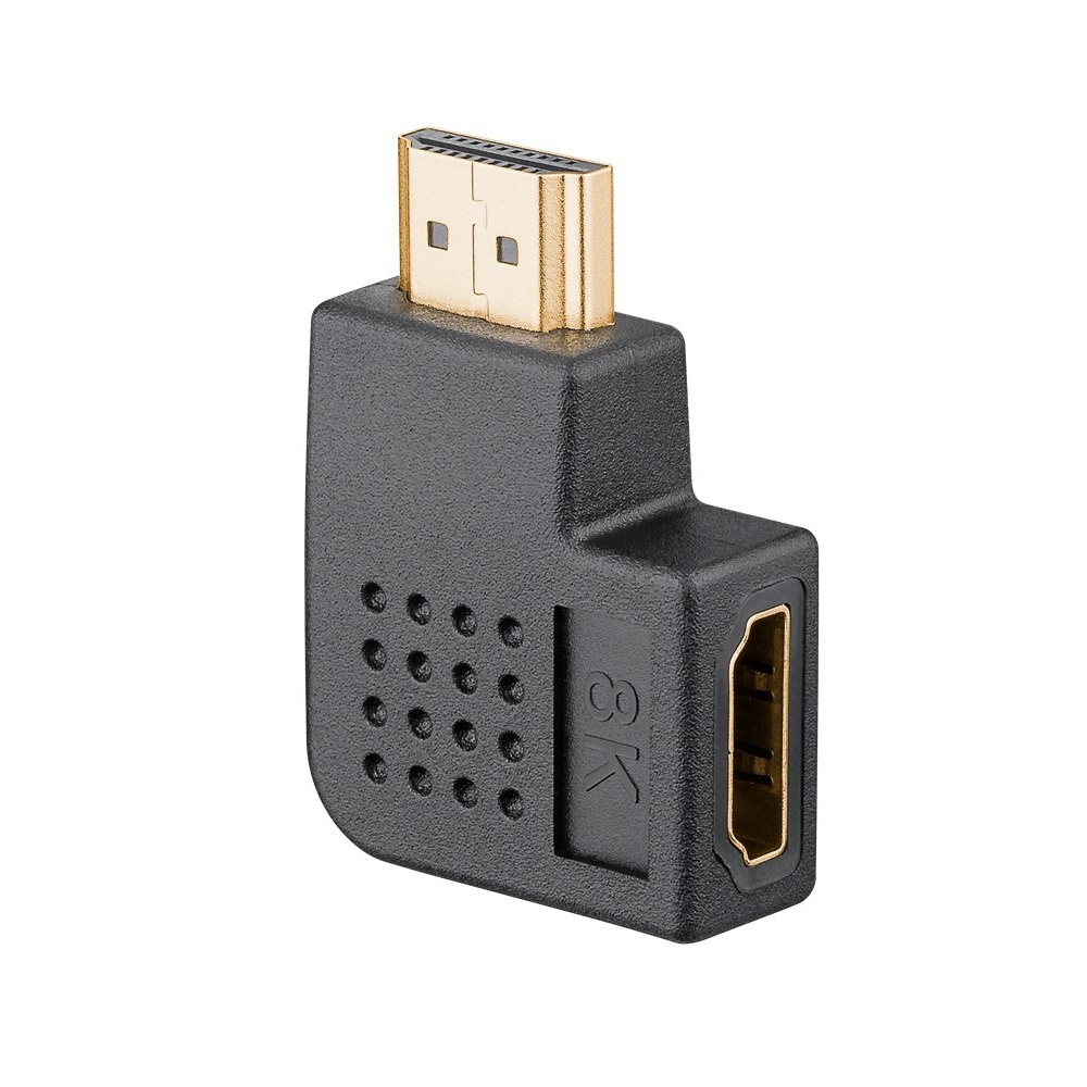 Haakse HDMI adapter naar links | HDMI2.1 (8K 60Hz + HDR) - Afbeelding 2