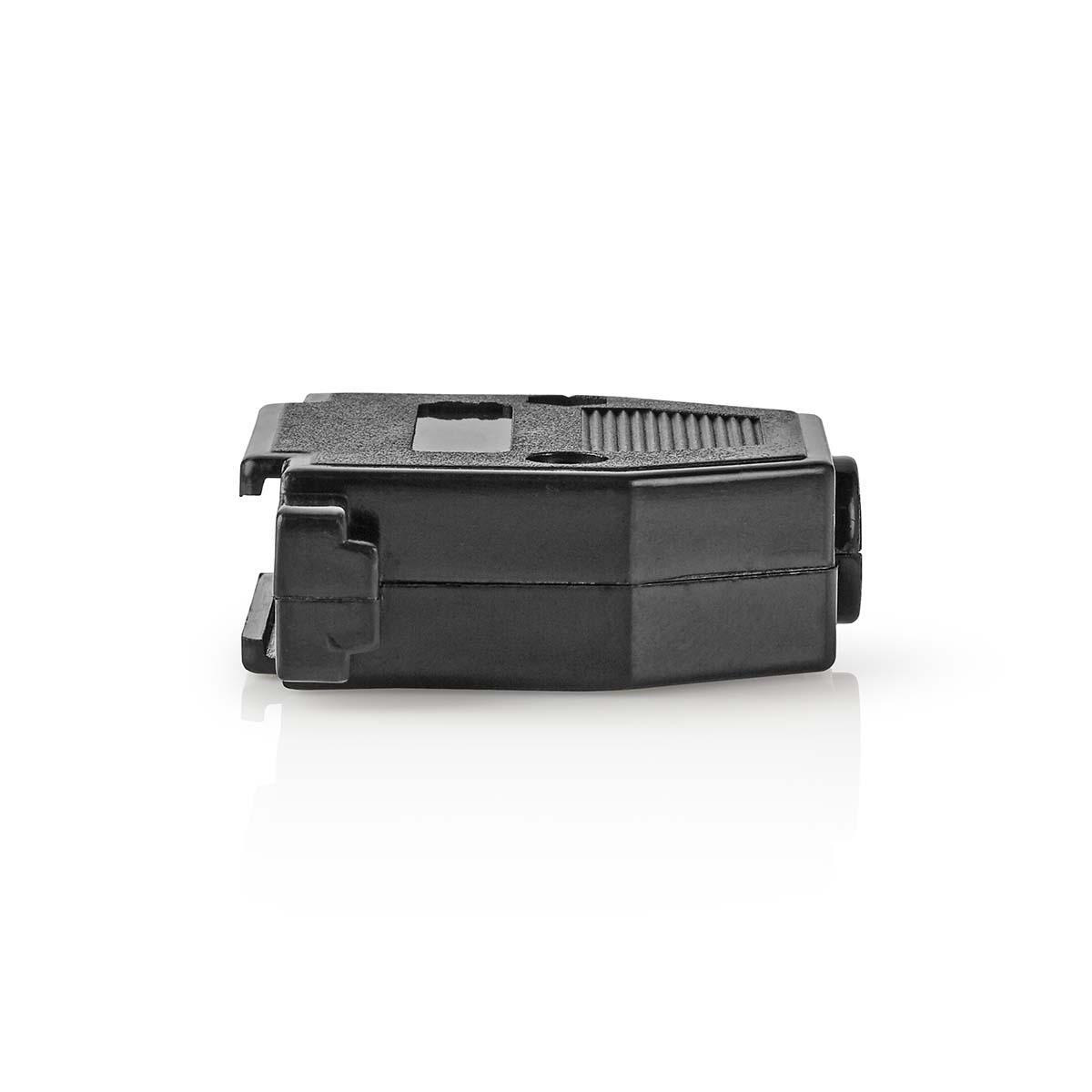 Connector behuizing voor seriële RS232 connector 25-pins SUB-D - plastic / zwart - Afbeelding 2