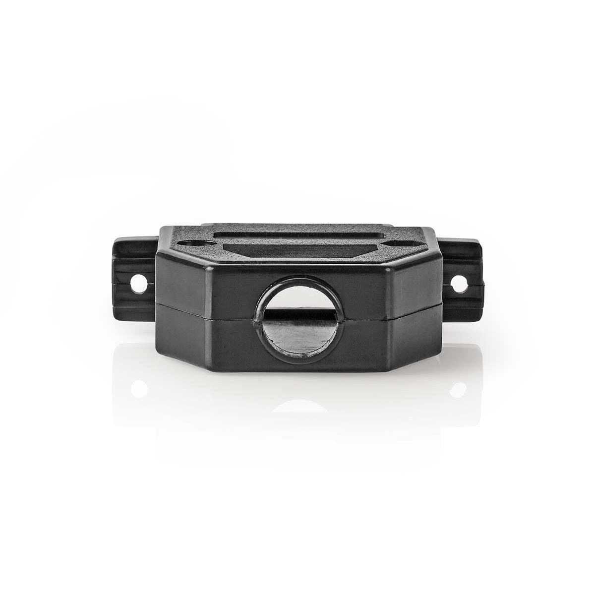 Connector behuizing voor seriële RS232 connector 25-pins SUB-D - plastic / zwart - Afbeelding 3