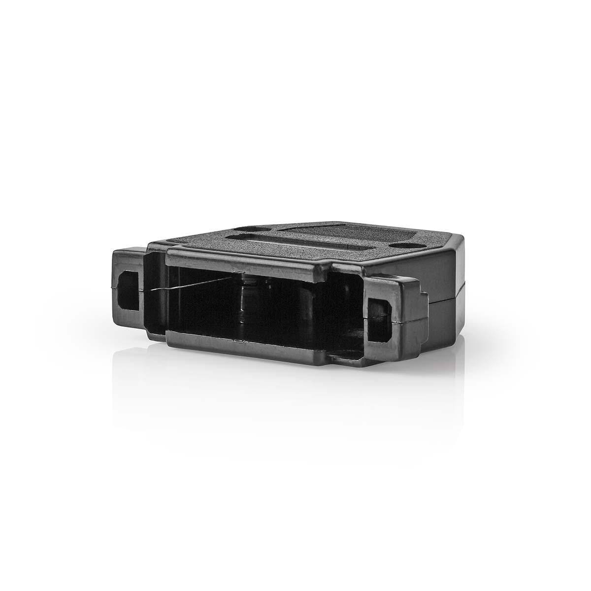 Connector behuizing voor seriële RS232 connector 25-pins SUB-D - plastic / zwart - Afbeelding 4