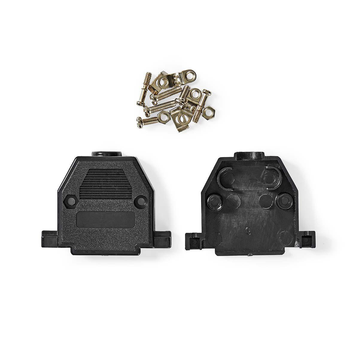 Connector behuizing voor seriële RS232 connector 25-pins SUB-D - plastic / zwart - Afbeelding 6