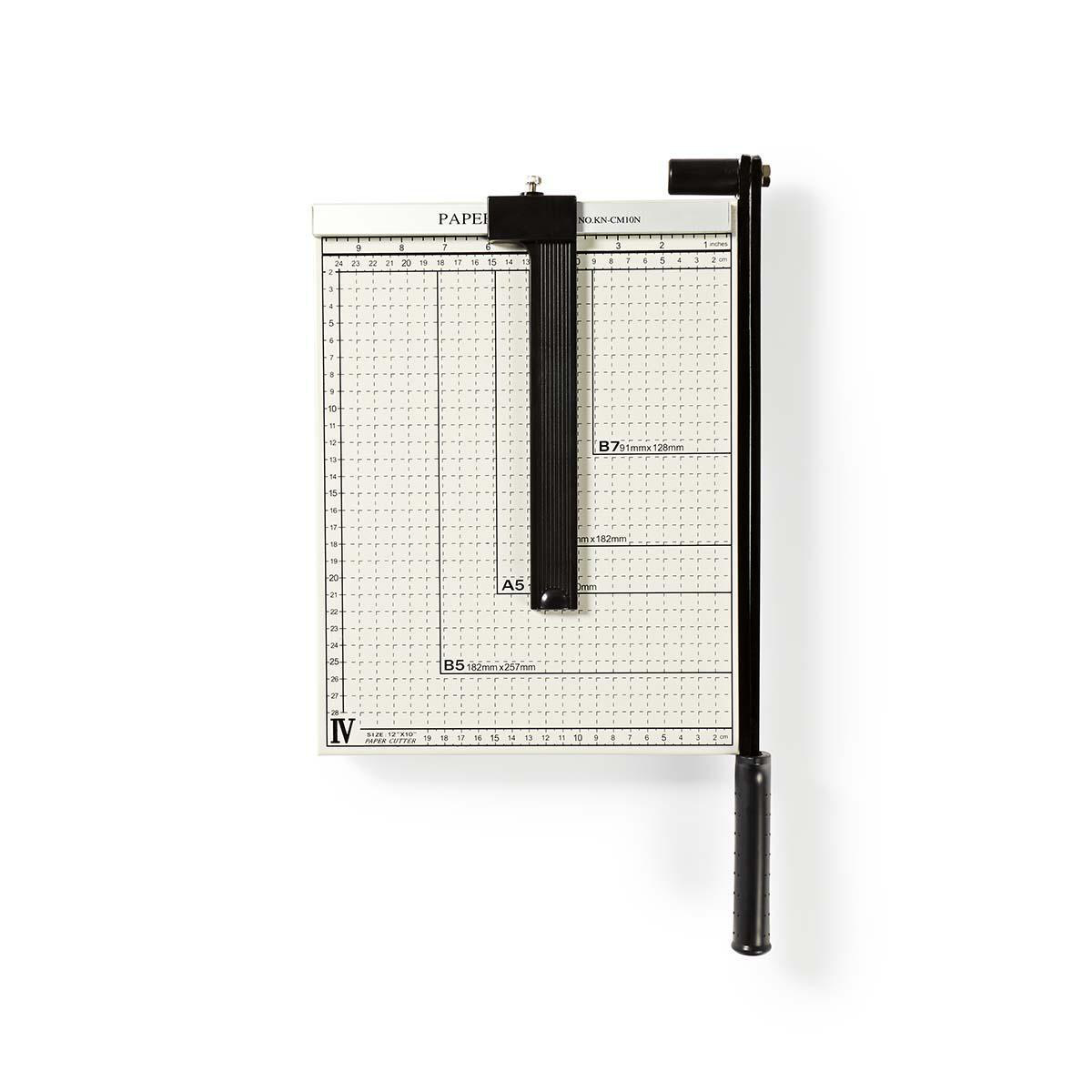 Papiersnijmachine | Max. snijden maat: 210 x 297 mm | Soort mes: Metaal | Metaal | Wit / Zwart - Afbeelding 2