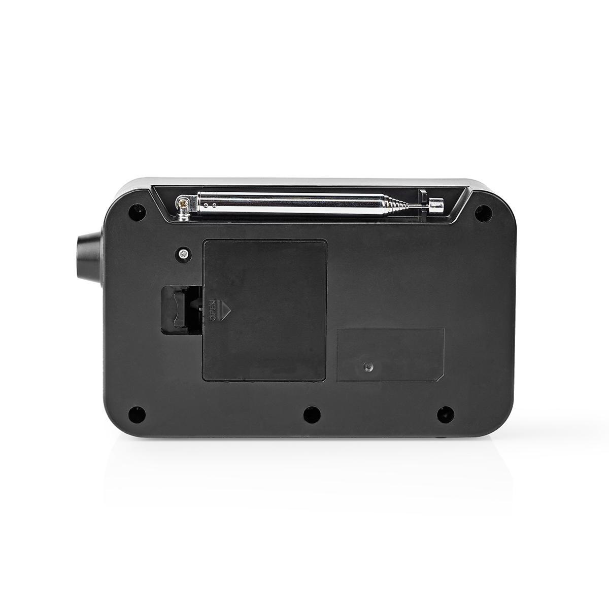 DAB+ Radio | Draagbaar Model | DAB+ / FM | 1.3 " | Zwart-Blauw Scherm | Batterij Gevoed / USB Gevoed | Digitaal | 3.6 W | Bluetooth® | Koptelefoonoutput | Wekker | Slaaptimer | IP20 | Zwart - Afbeelding 6