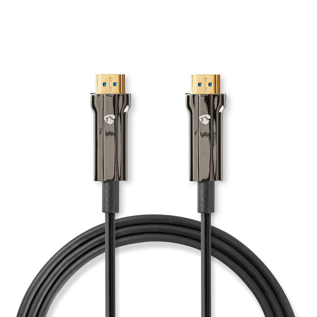 Nedis HDMI active optical cable (AOC) - HDMI2.1 (8K 60Hz + HDR) / zwart - 15 meter