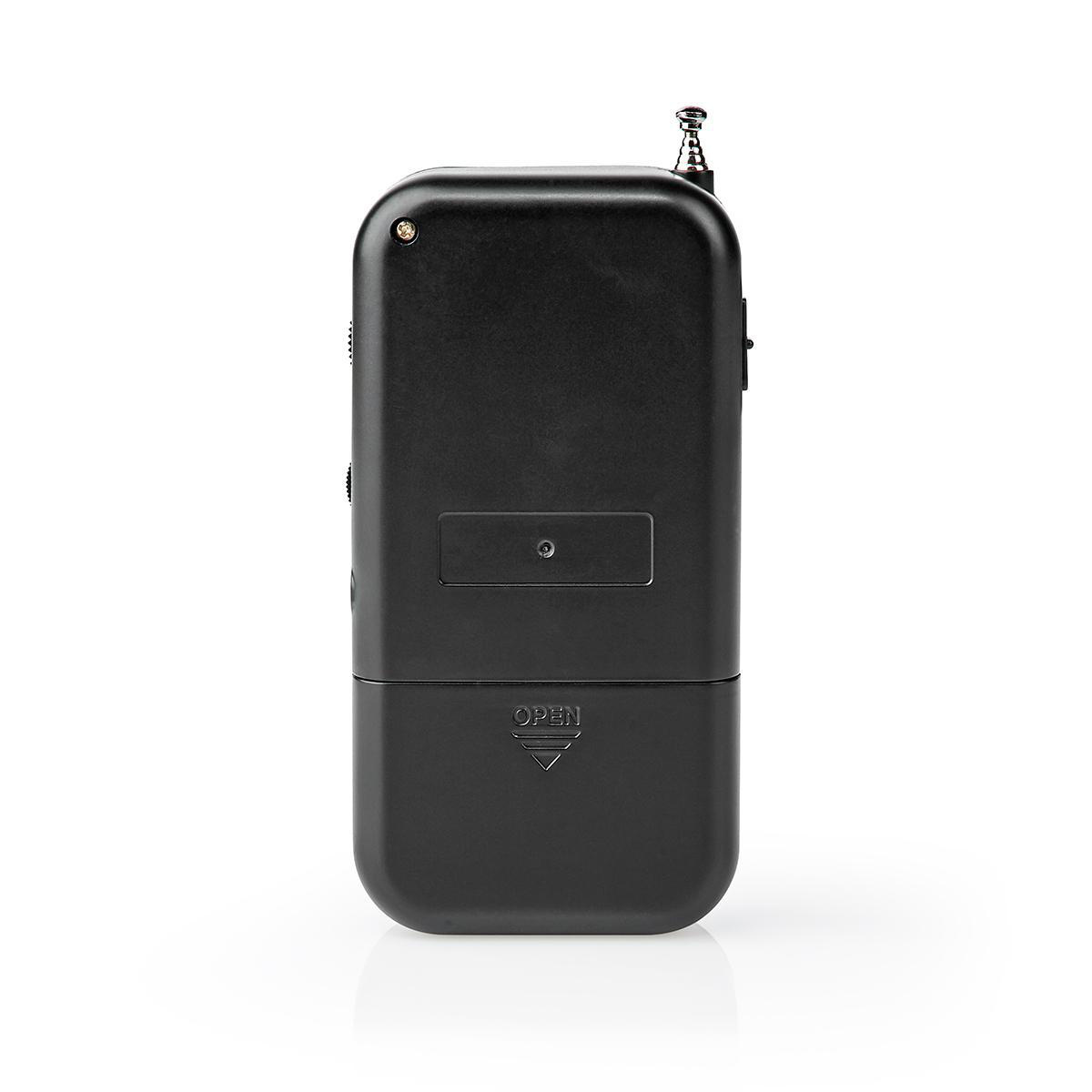 FM-Radio | Draagbaar Model | AM / FM | Batterij Gevoed | Analoog | 1.5 W | Zwart-Wit Scherm | Koptelefoonoutput | IP20 | Aluminium / Zwart - Afbeelding 6