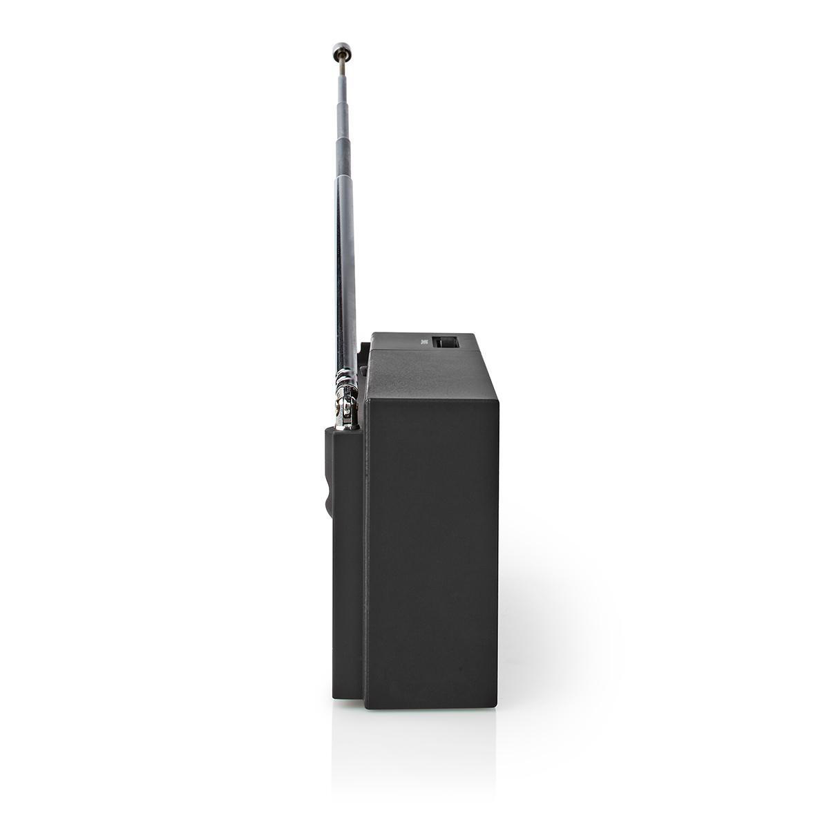 FM-Radio | Draagbaar Model | AM / FM | Batterij Gevoed | Analoog | 1.5 W | Zwart-Wit Scherm | Koptelefoonoutput | IP20 | Zwart - Afbeelding 6