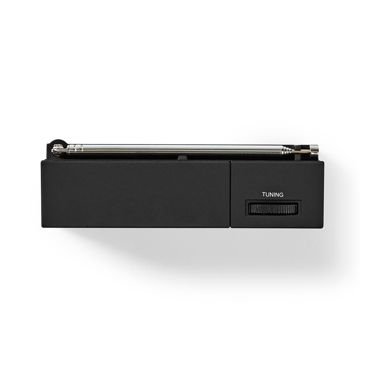 FM-Radio | Draagbaar Model | AM / FM | Batterij Gevoed | Analoog | 1.5 W | Zwart-Wit Scherm | Koptelefoonoutput | IP20 | Zwart - Afbeelding 7