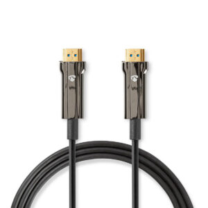 Actieve Optische Ultra High Speed HDMI™-Kabel met Ethernet | HDMI™ Connector | HDMI™ Connector | 8K@60Hz | 48 Gbps | 40.0 m | Rond | PVC | Zwart | Gift Box