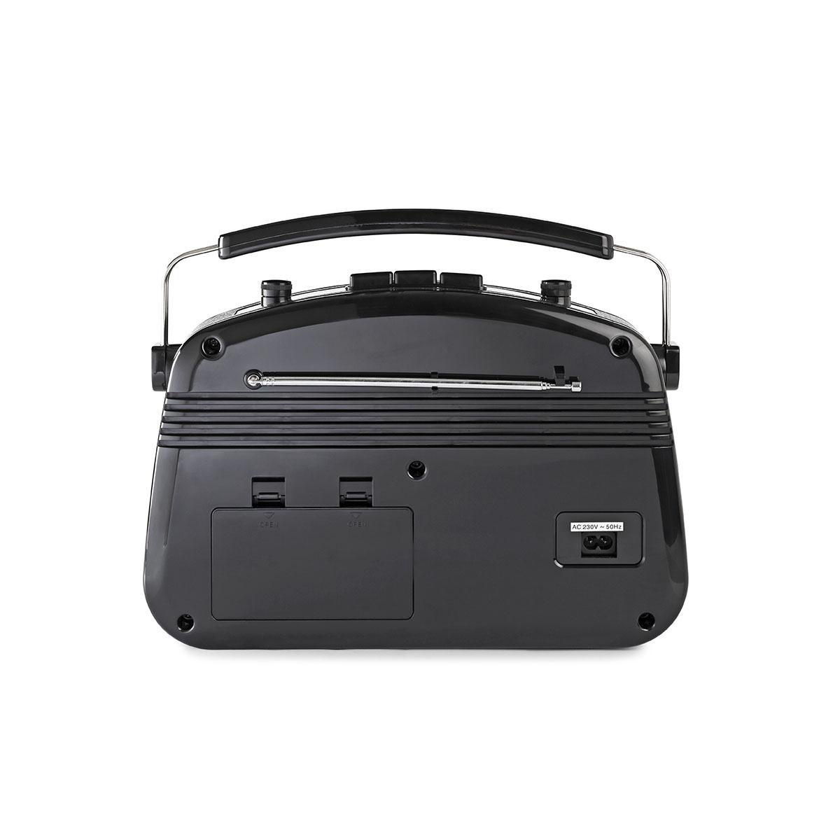 Nedis Retro AM/FM radio / zwart - Afbeelding 3