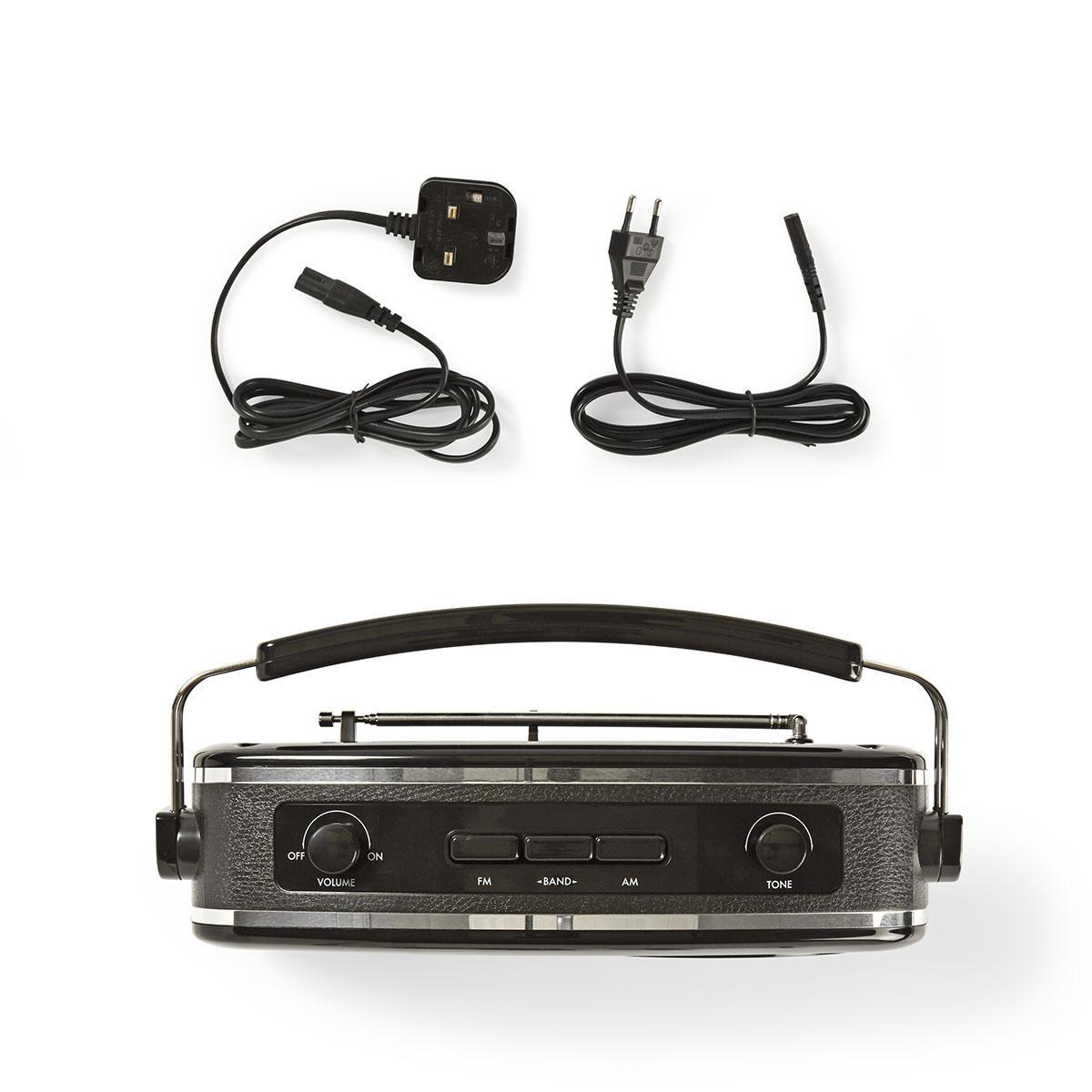 Nedis Retro AM/FM radio / zwart - Afbeelding 6