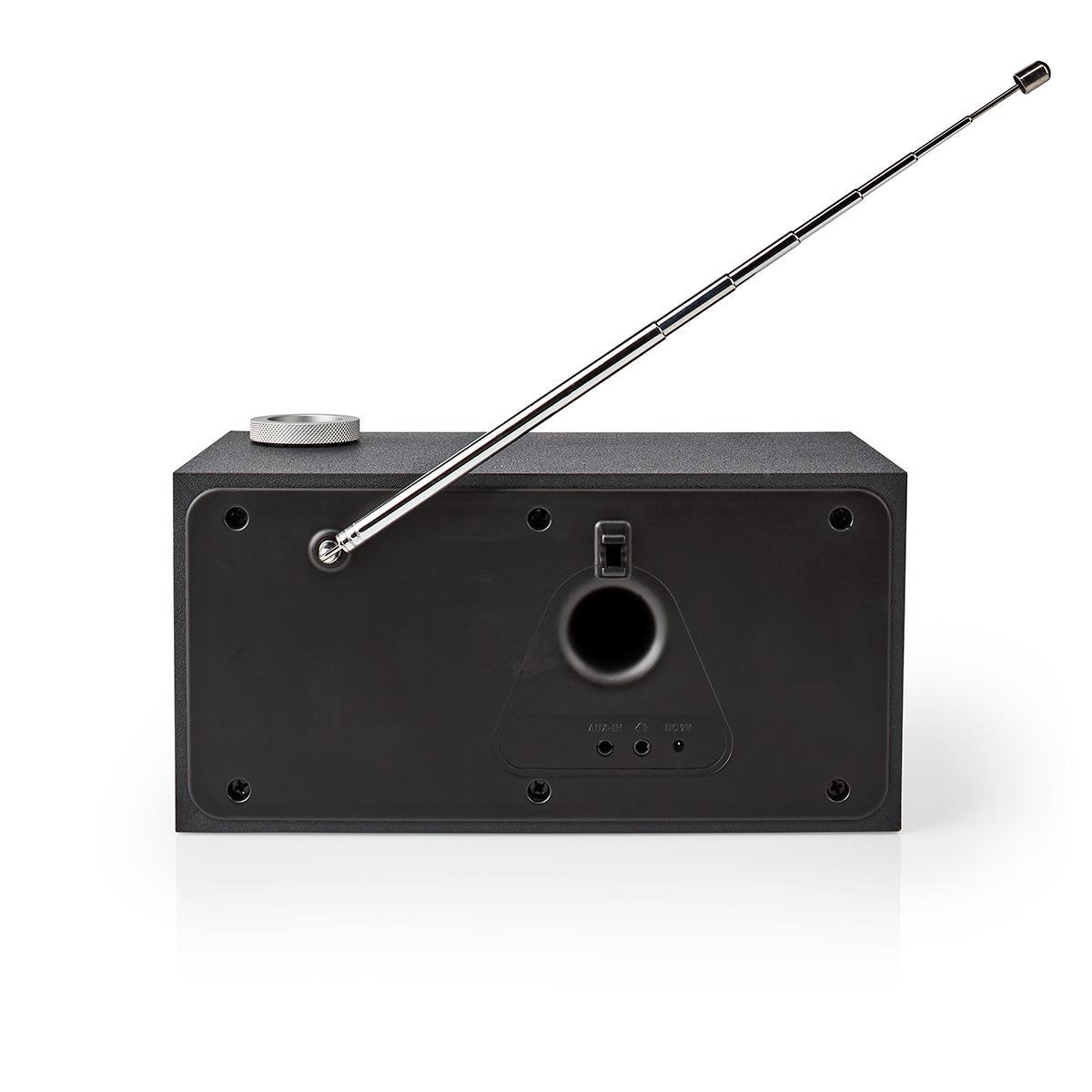 Nedis tafelradio met internetradio, FM-radio, Bluetooth en AUX - 18W / zwart - Afbeelding 5