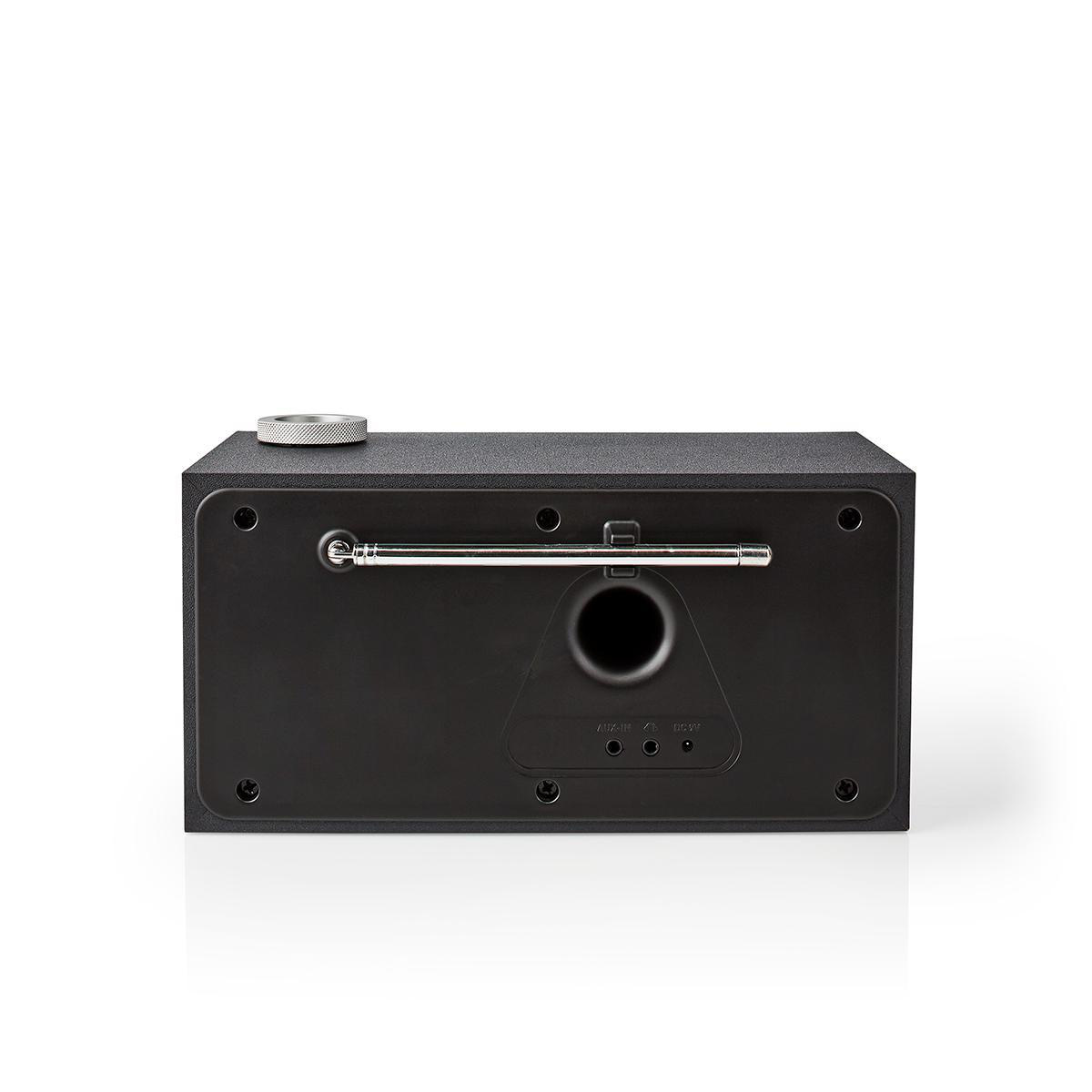 Nedis tafelradio met internetradio, FM-radio, Bluetooth en AUX - 18W / zwart - Afbeelding 6