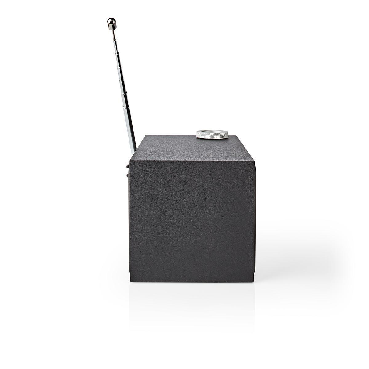 Nedis tafelradio met internetradio, FM-radio, Bluetooth en AUX - 18W / zwart - Afbeelding 7