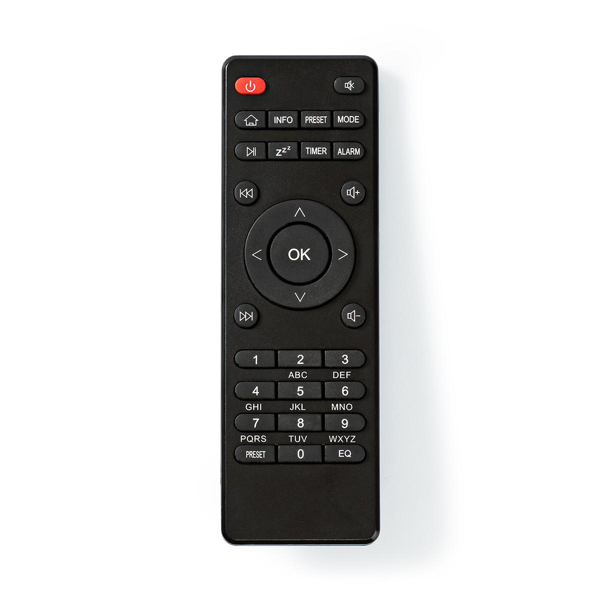 Nedis tafelradio met internetradio, FM-radio, Bluetooth en AUX - 18W / zwart - Afbeelding 8