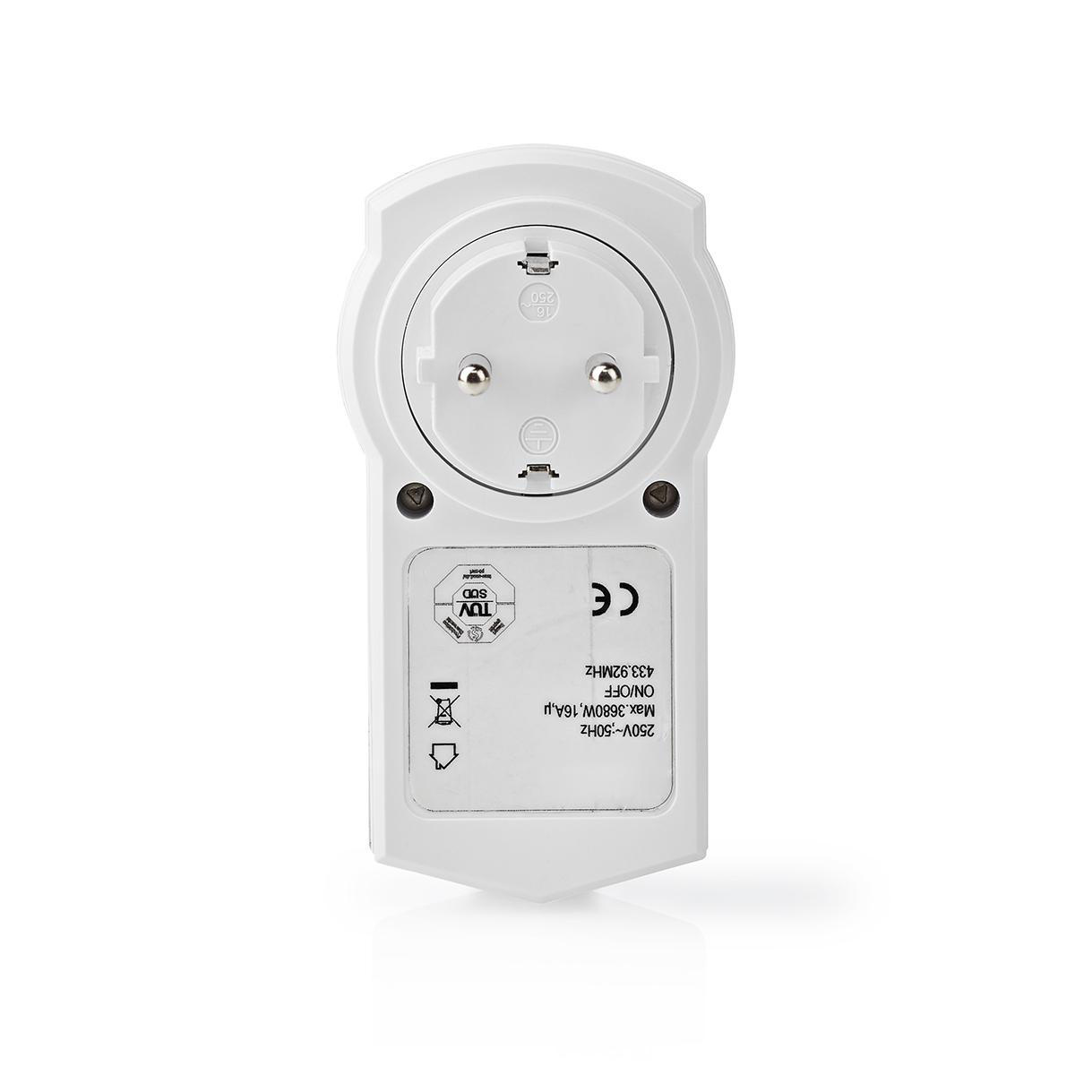 Nedis SmartHome RF smart plug - 1 contact - max. 16A / wit - Afbeelding 4