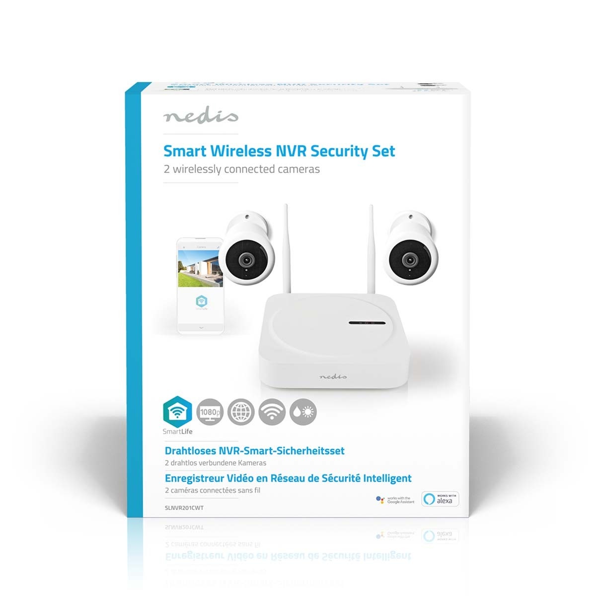 Nedis SmartLife draadloos camerasysteem voor binnen en buiten / Full HD 1080p - Afbeelding 9