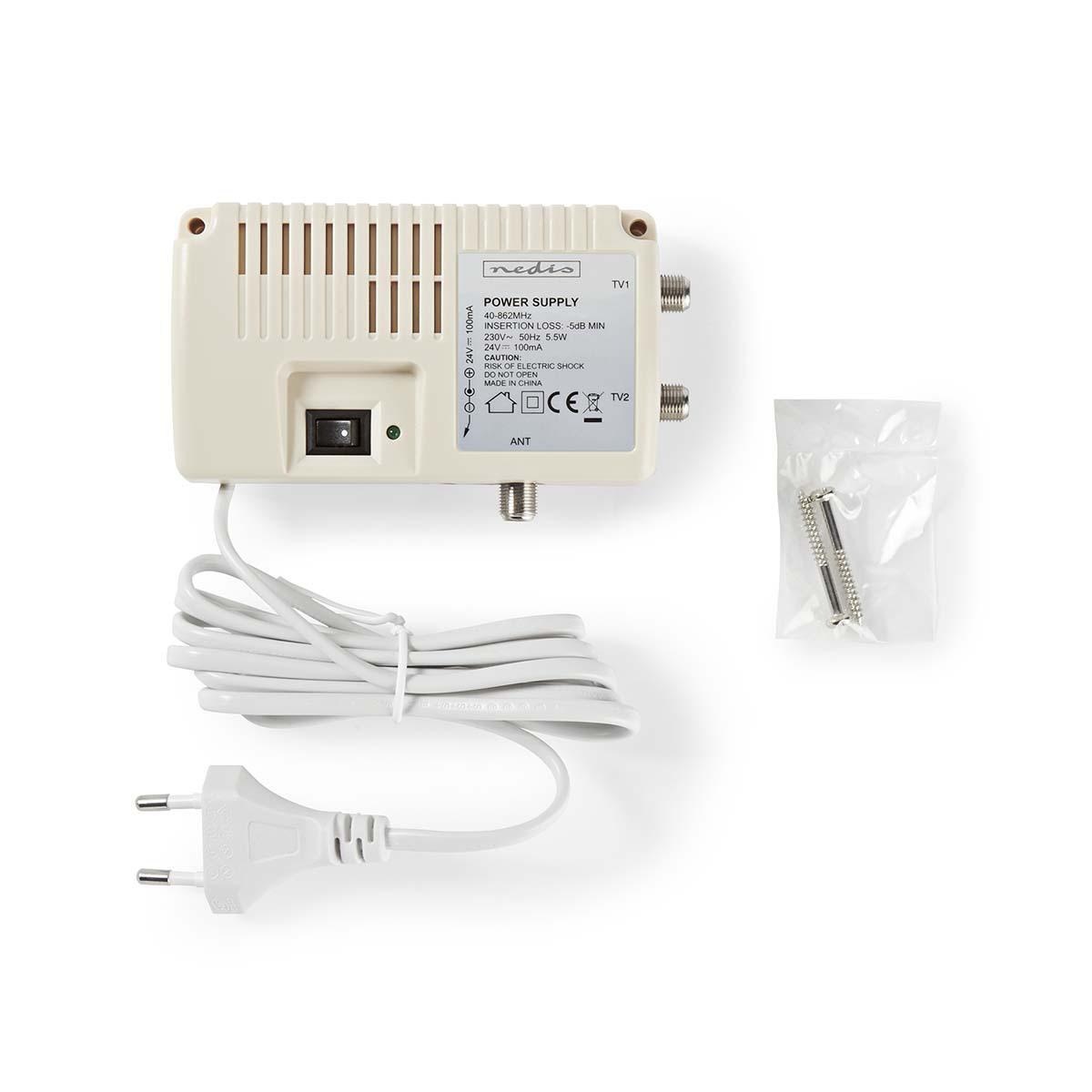 Nedis satelliet power inserter voor mastversterkers / wit - Afbeelding 5