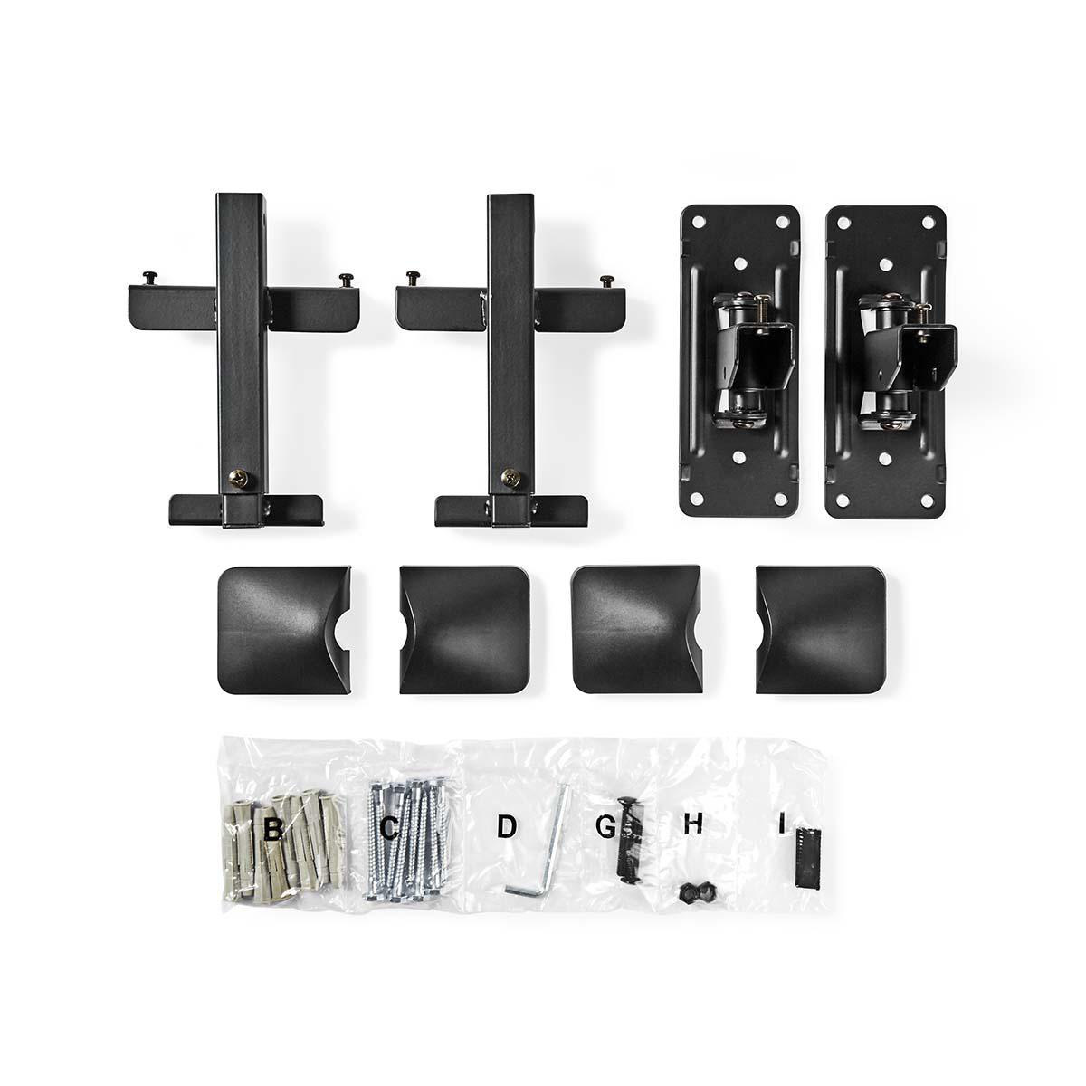 Nedis luidspreker muurbeugel set voor luidsprekers - tot 20 kg / zwart - Afbeelding 5