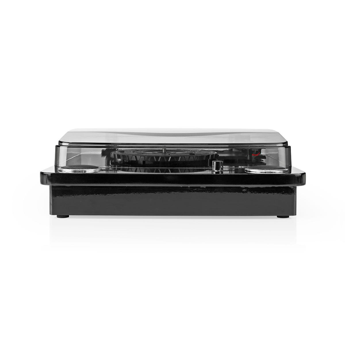 Nedis platenspeler met Bluetooth, audio uitgang (Tulp) en USB - 18W / zwart - Afbeelding 4