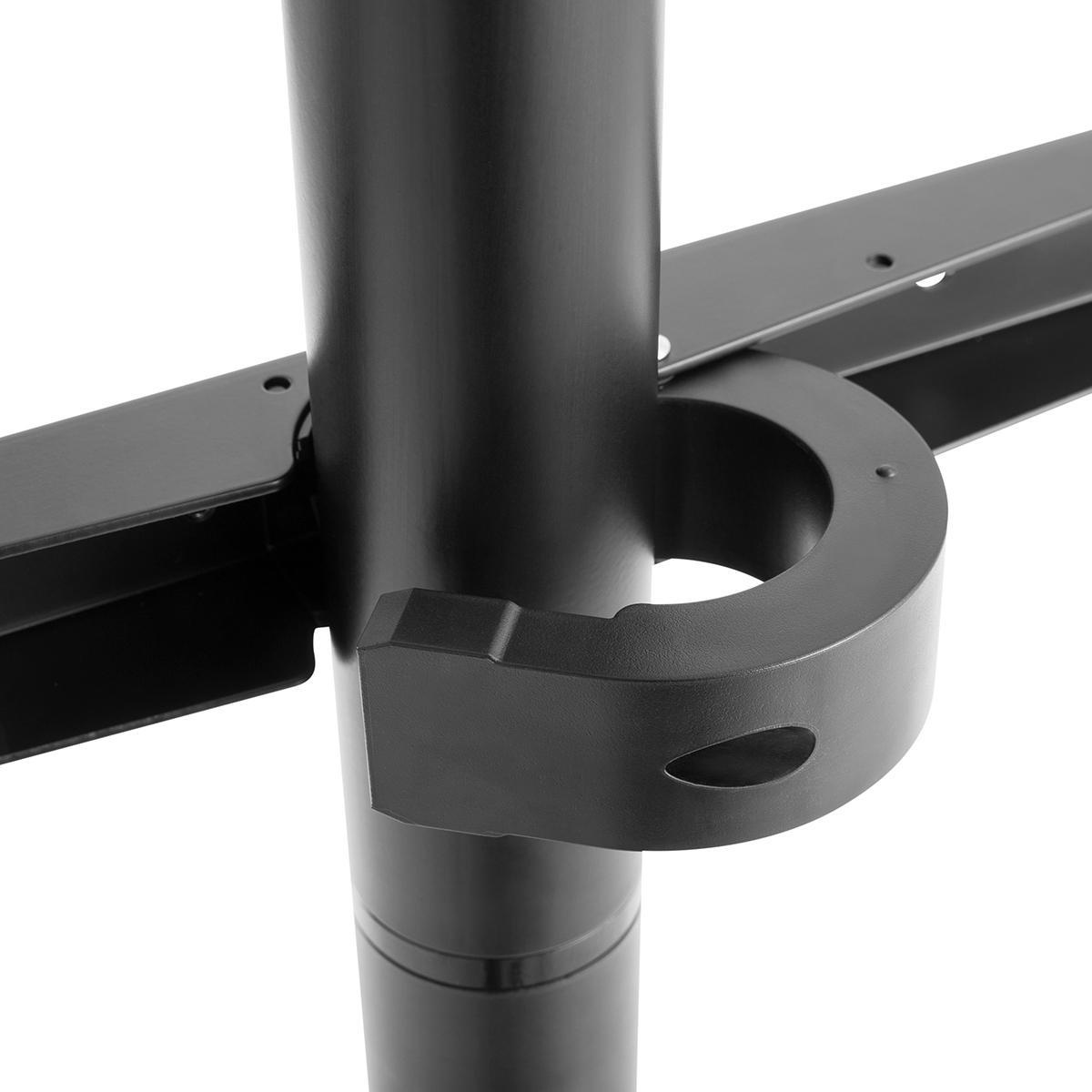 Nedis premium vloerstandaard in modern design voor schermen tot 70 inch / vast / zwart - Afbeelding 4