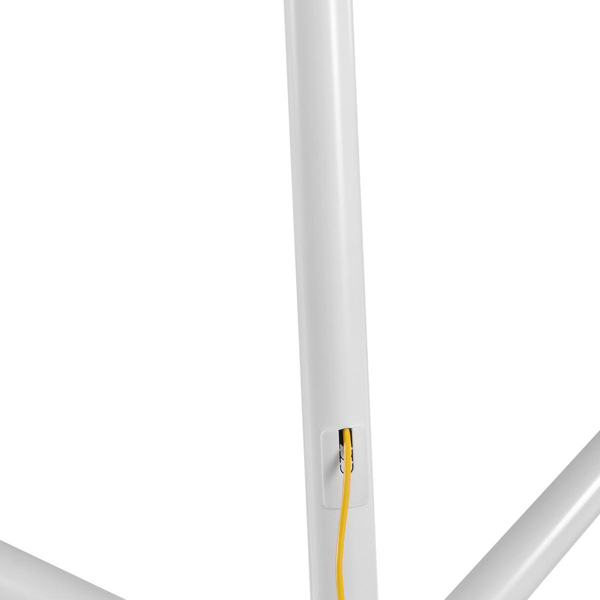 Nedis premium vloerstandaard in modern design voor schermen tot 70 inch / vast / wit - Afbeelding 4