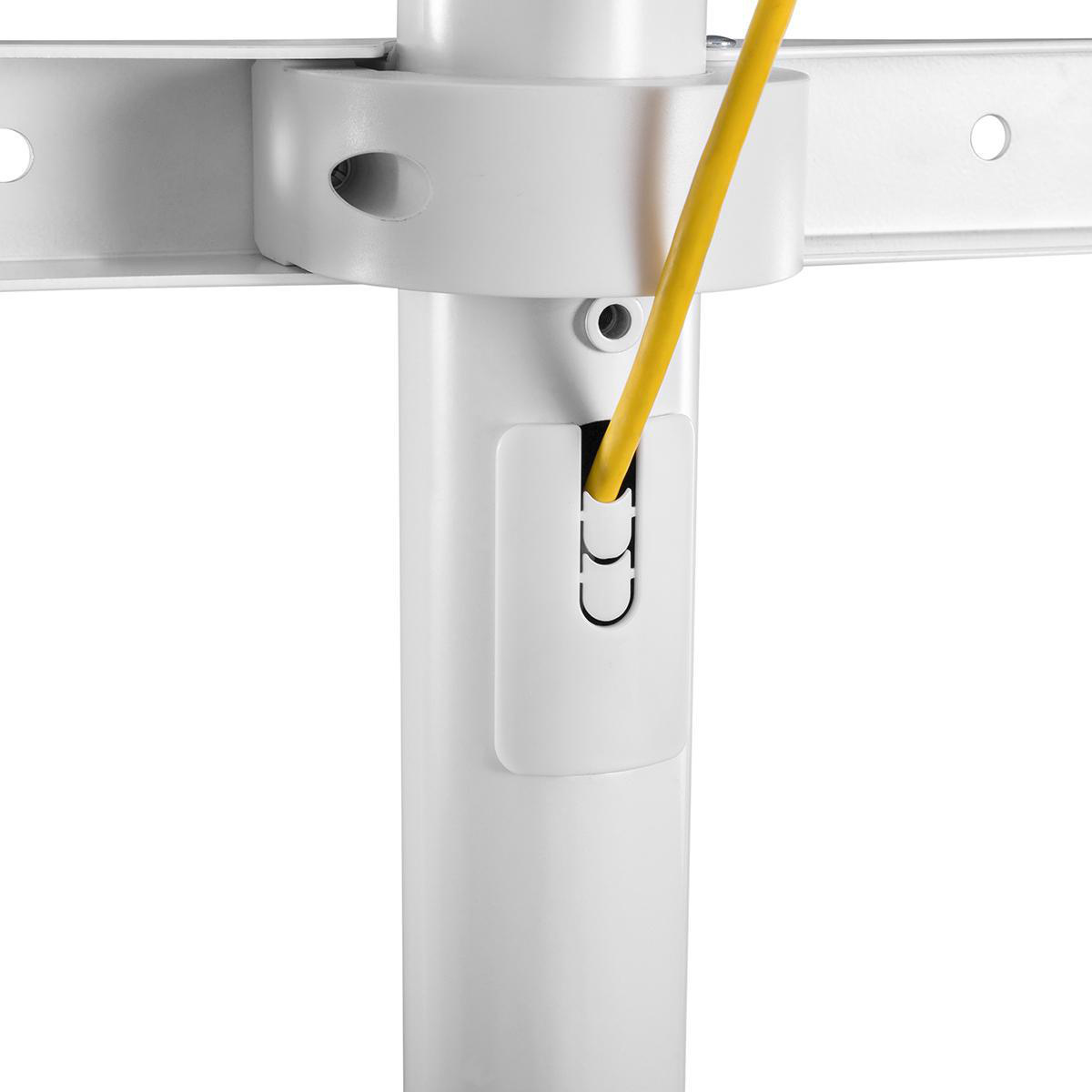 Nedis premium vloerstandaard in modern design voor schermen tot 70 inch / vast / wit - Afbeelding 5