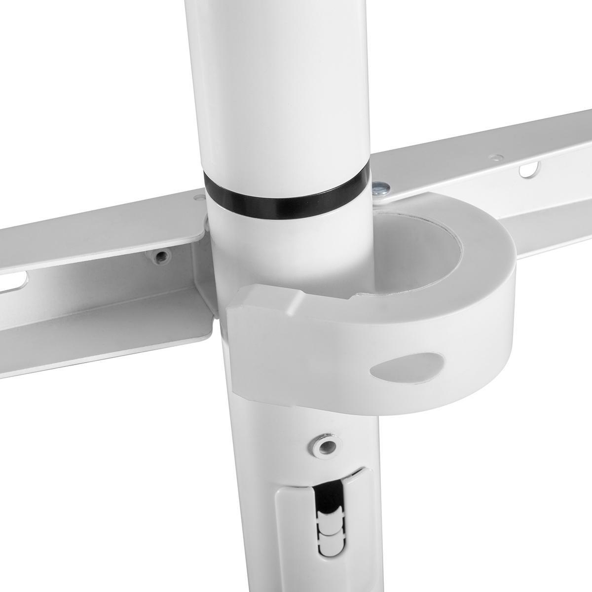 Nedis premium vloerstandaard in modern design voor schermen tot 70 inch / vast / wit - Afbeelding 6