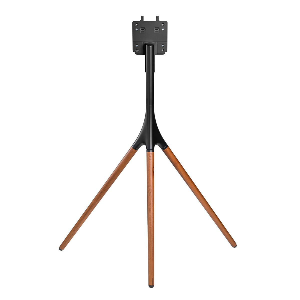 Nedis premium vloerstandaard in schildersezeldesign voor Samsung QLED/Frame schermen tot 65 inch / vast / zwart/bruin - Afbeelding 2