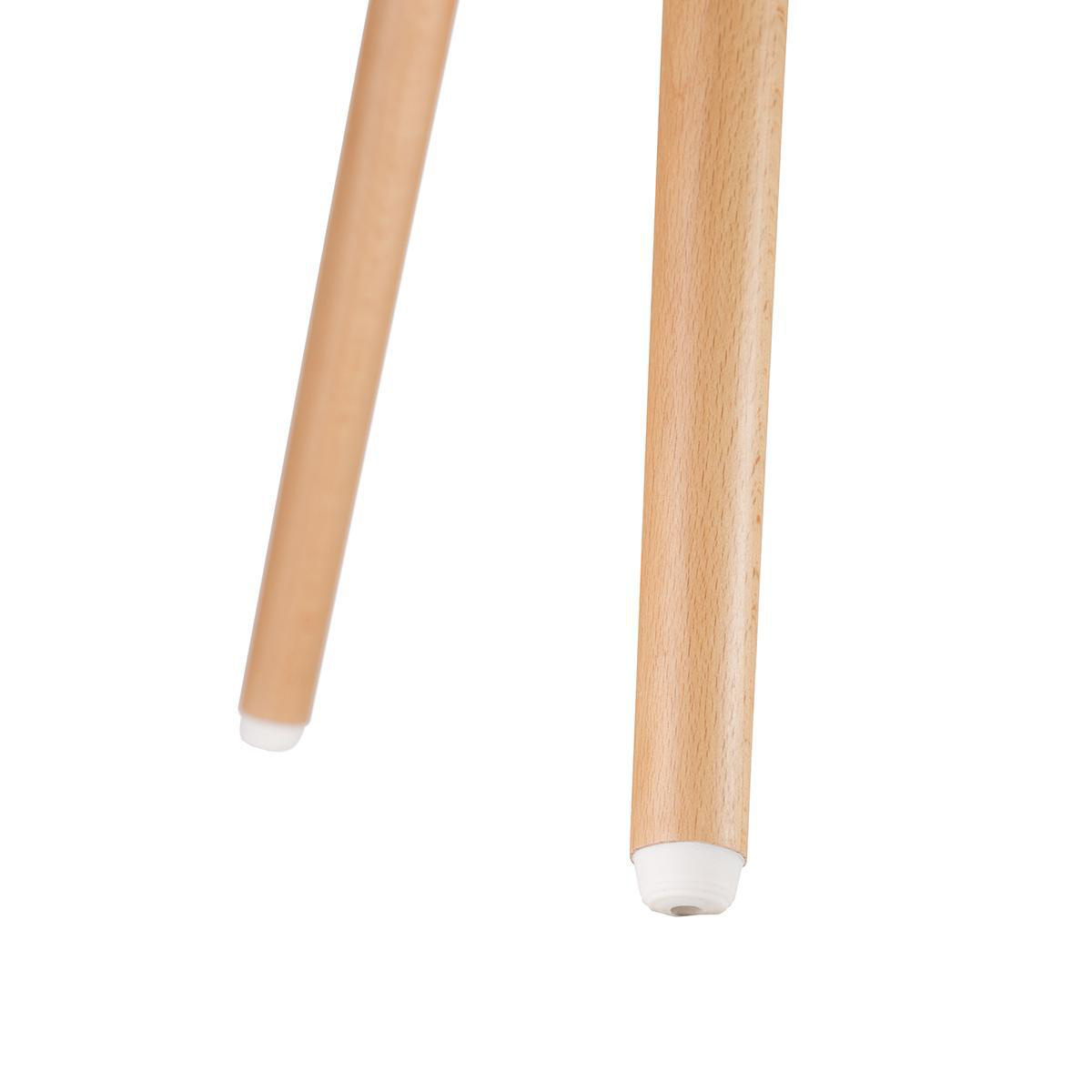 Nedis premium vloerstandaard in schildersezeldesign voor schermen tot 65 inch / draaibaar / wit/bruin - Afbeelding 6