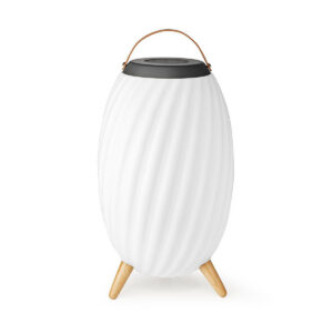 Bluetooth® Speaker met Sfeerverlichting | 6 uur | Ambiance Design | 90 W | Mono | RGB / Warm Wit | IPX5 | Koppelbaar | Grijs / Wit