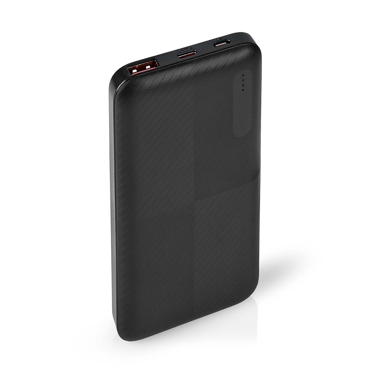 Nedis Powerbank Fast Charge met 1x USB-A en 1x USB-C (max. 3A) - 10.000 mAh / zwart - Afbeelding 5