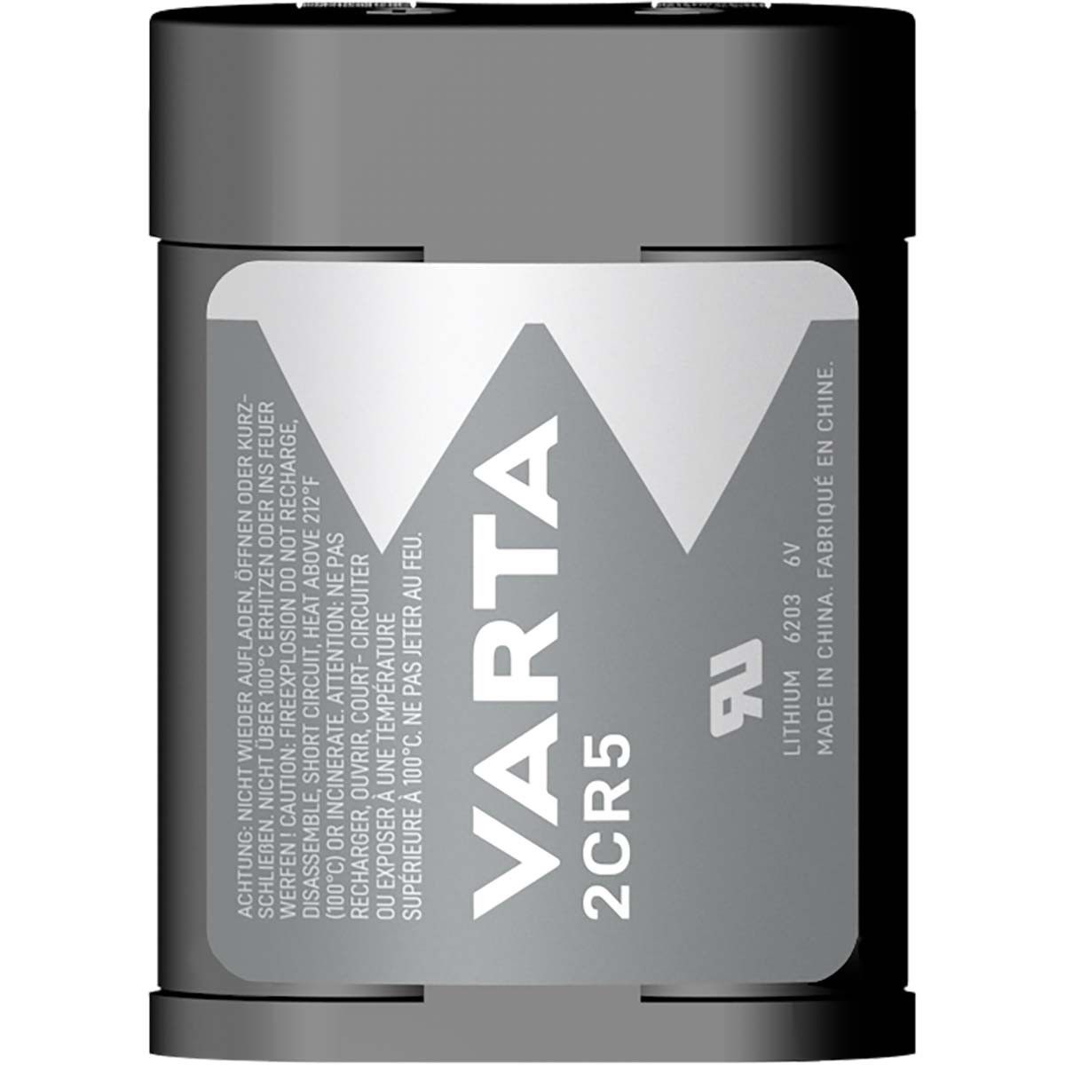 Varta 2CR5 Lithium Cylindrical batterij / 1 stuk - Afbeelding 2