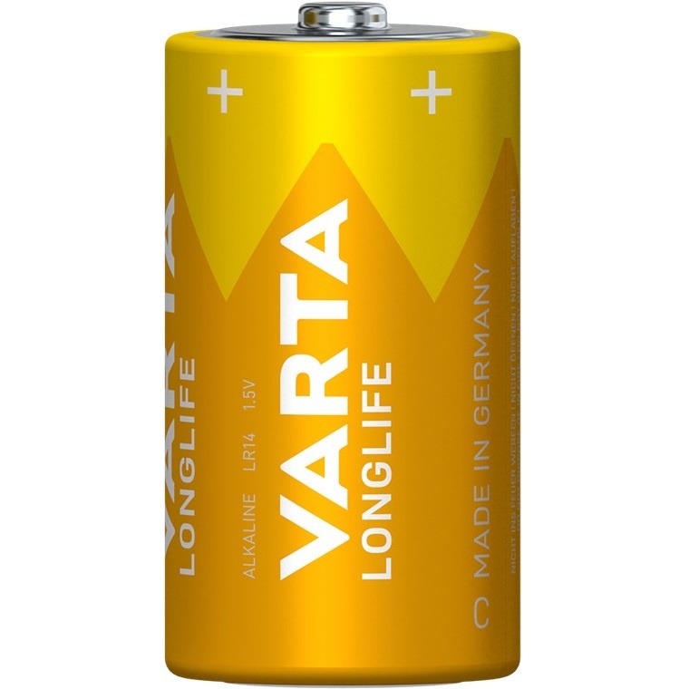Varta C (LR14) Longlife batterijen - 2 stuks in blister - Afbeelding 2