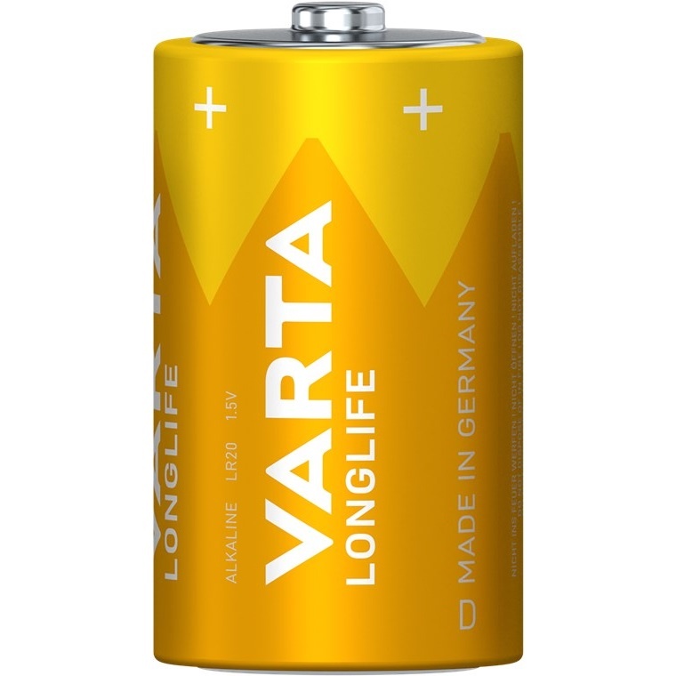 Varta D (LR20) Longlife batterijen - 2 stuks in blister - Afbeelding 2