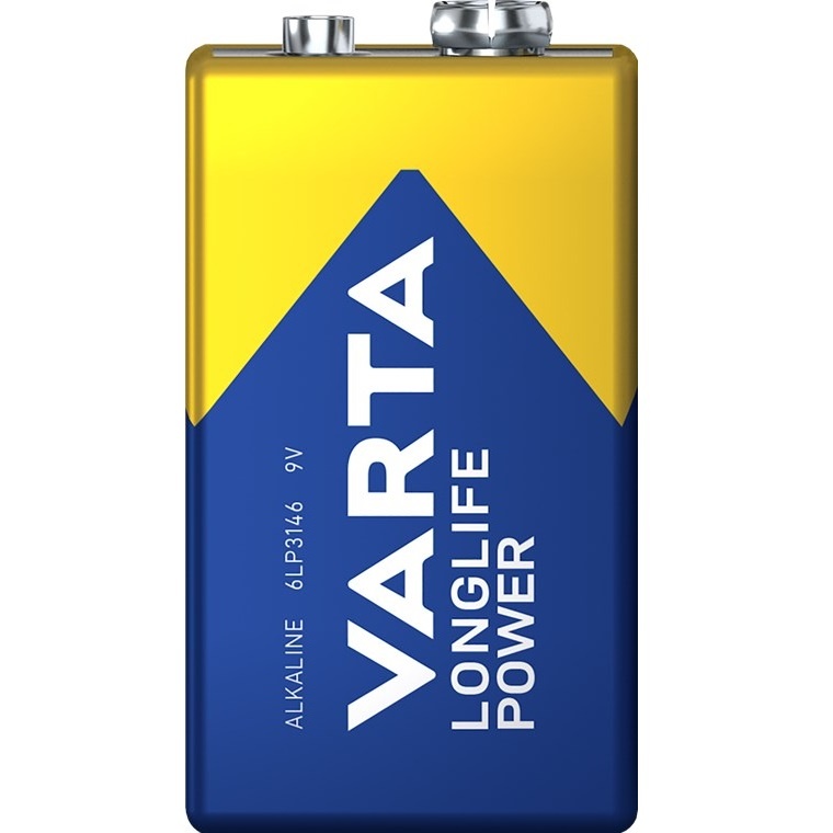 Varta E (6LR61) 9V Longlife batterij - 1 stuk in blister - Afbeelding 2