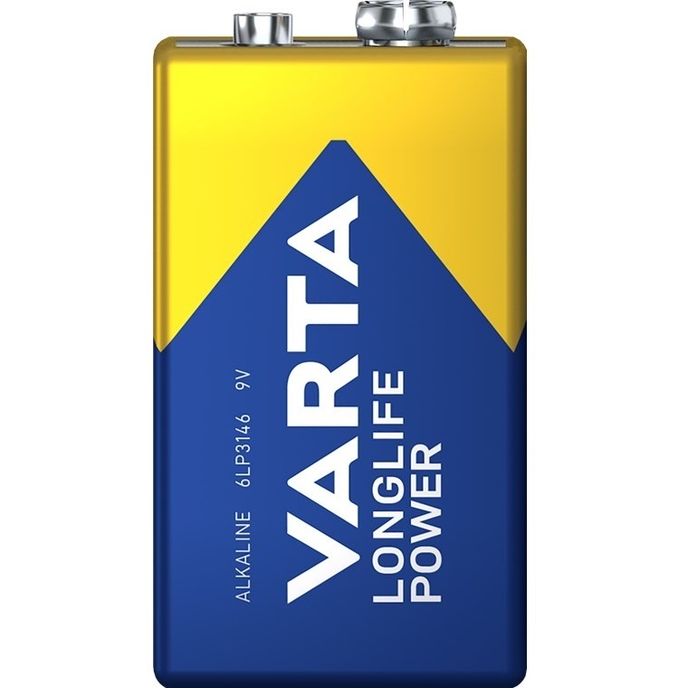 Varta E (6LR61) 9V Longlife Power batterijen - 20 stuks in doos - Afbeelding 2
