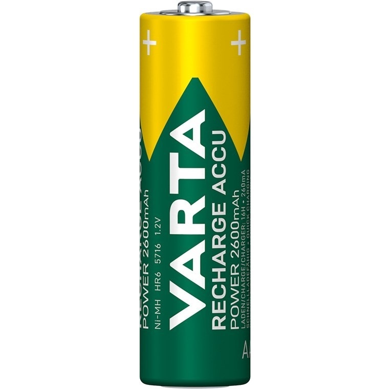 Varta AA (HR6) Recharge Accu Power batterijen / 2600 mAh - 4 stuks in blister - Afbeelding 2