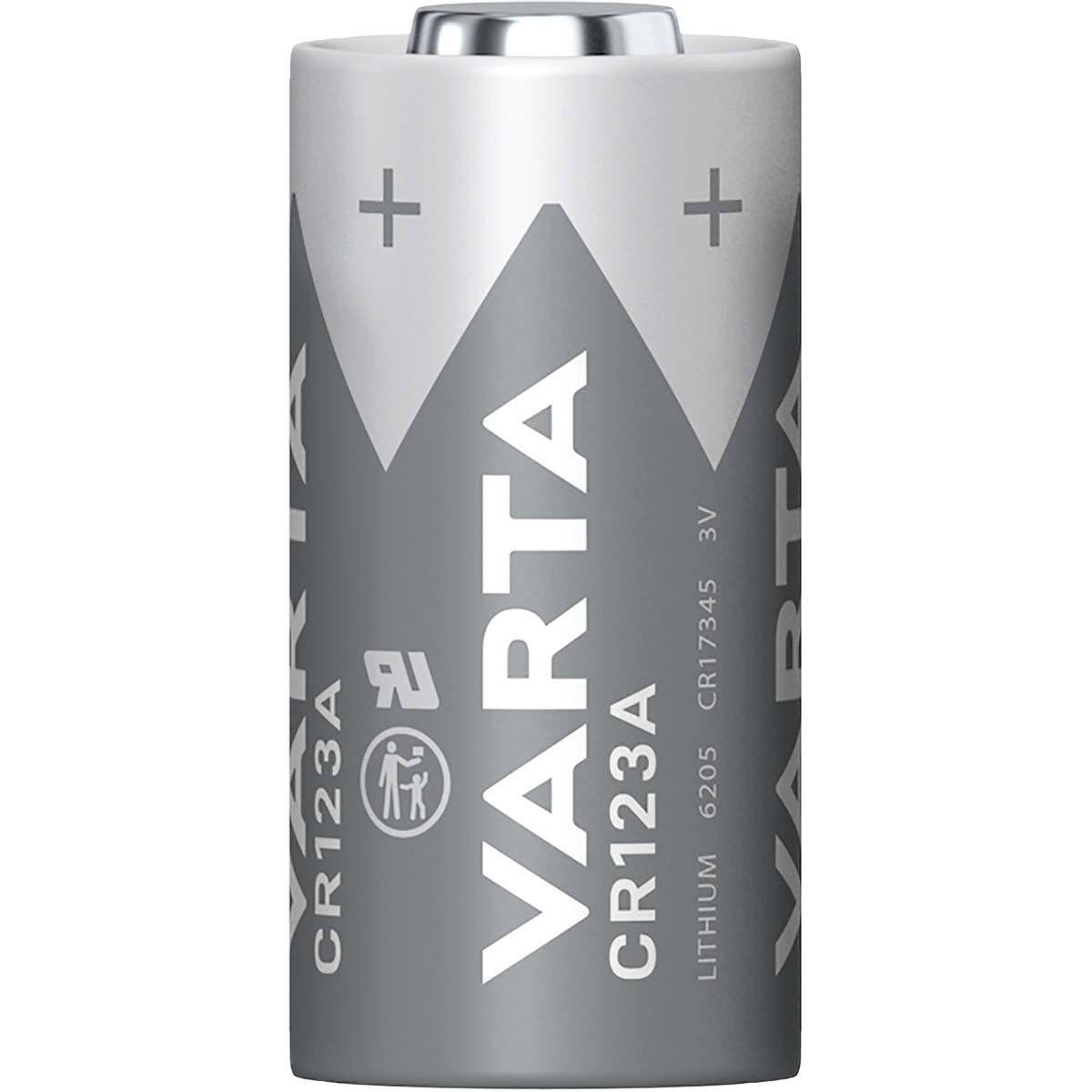 Varta CR123A Lithium Cylindrical batterij / 1 stuk - Afbeelding 2