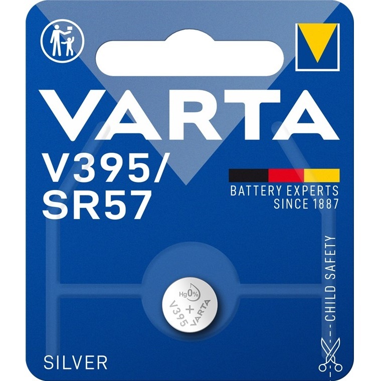 Varta V395 (SR57) Zilveroxide knoopcel-batterij / 1 stuk - Afbeelding 3
