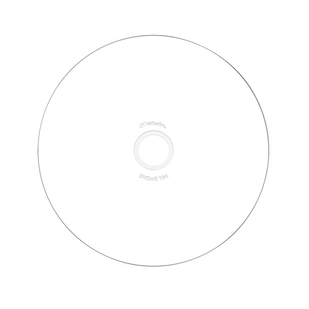 Verbatim DVD+R Wide Inkjet Printable discs in Jewel Case - 16-speed - 4,7 GB / 10 stuks - Afbeelding 2