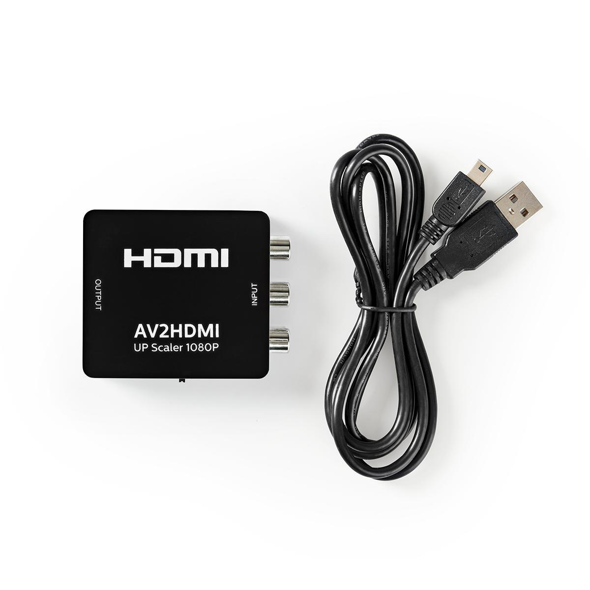 Nedis Tulp Composiet AV naar HDMI converter / zwart - Afbeelding 6