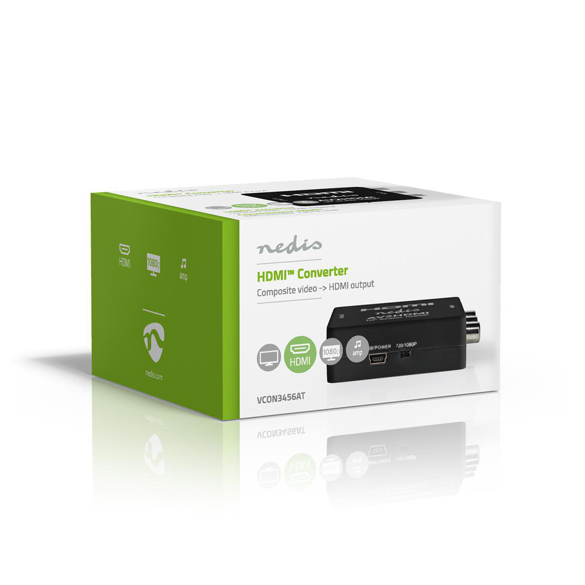 Nedis Tulp Composiet AV naar HDMI converter / zwart - Afbeelding 7