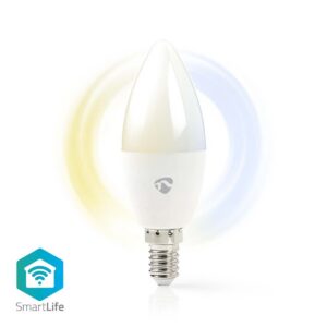 SmartLife LED Bulb | Wi-Fi | E14 | 470 lm | 4.90 W | Warm tot Koel Wit | 2700 - 6500 K | Android™ / IOS | Kaars | 1 Stuks