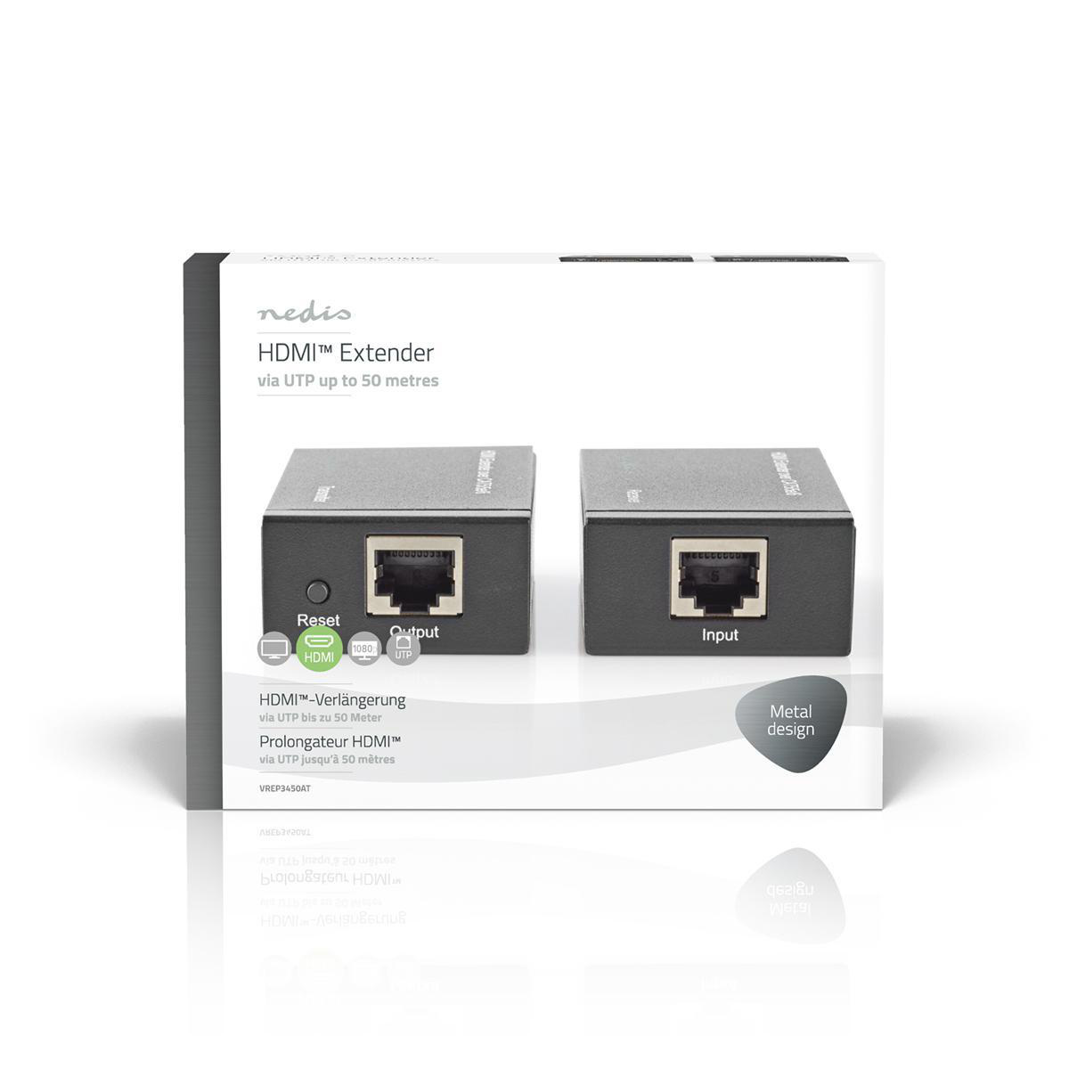 Nedis HDMI verlenger over 1 netwerkkabel - 50 meter (Full HD) - Afbeelding 6