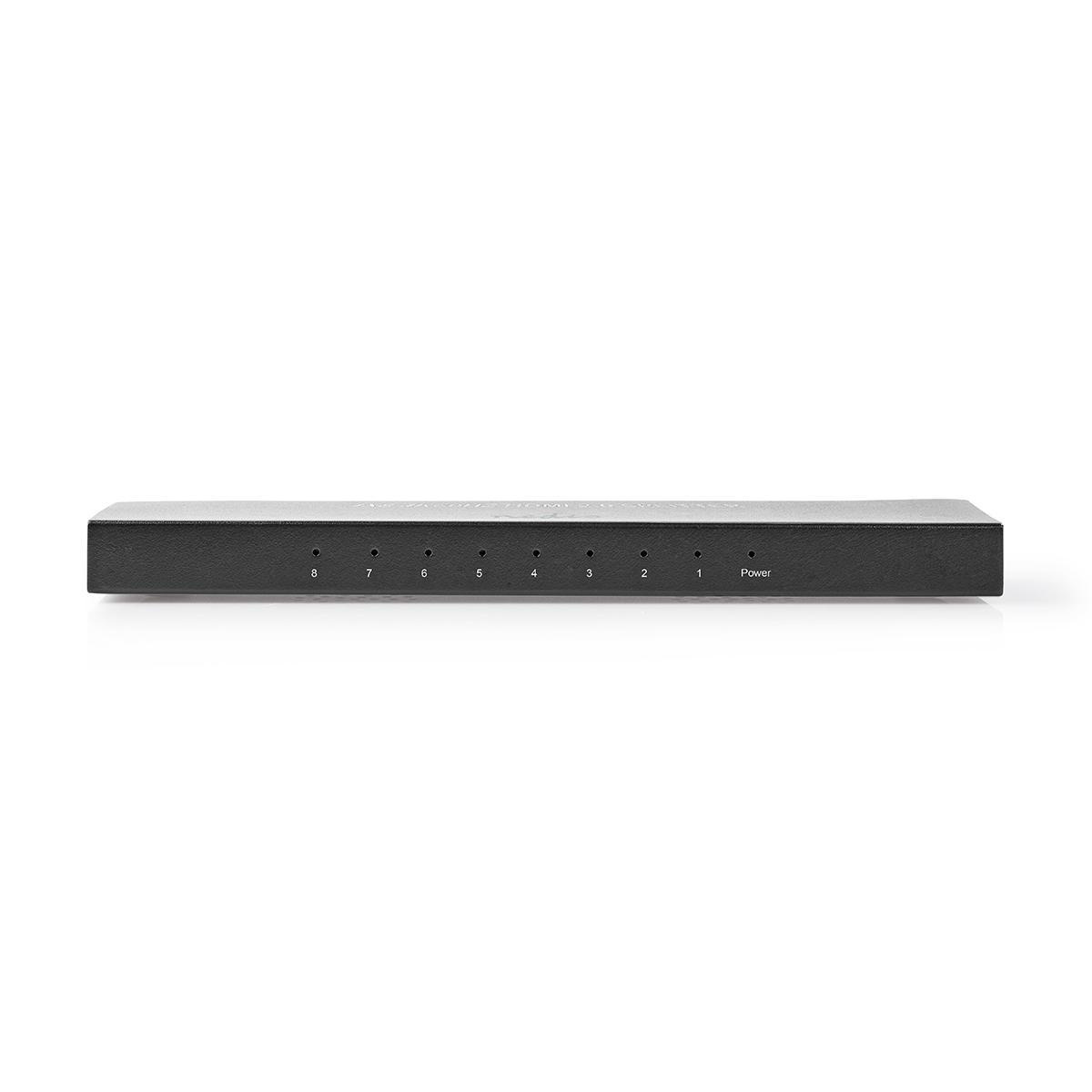 Nedis HDMI splitter 1 naar 8 - HDMI2.0 (4K 60Hz + HDR) / zwart - Afbeelding 3