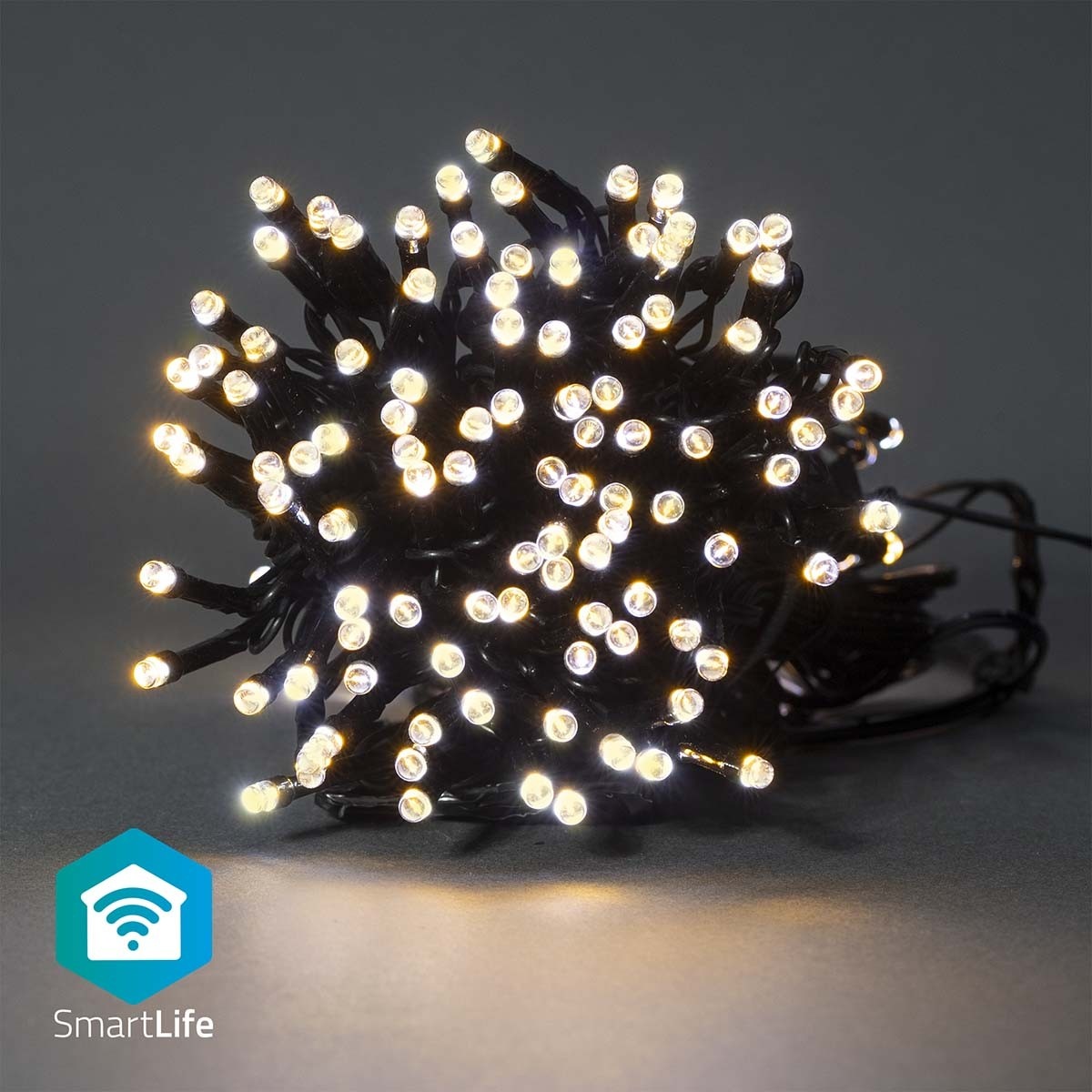 Nedis SmartLife Wi-Fi decoratief LED-lichtsnoer - 10m - 100 LED's / warm-wit