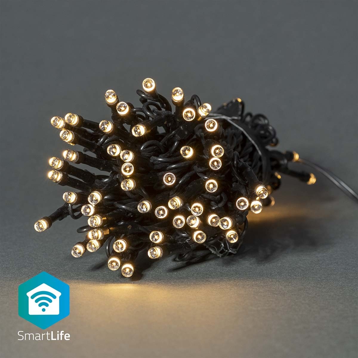 Nedis SmartLife Wi-Fi decoratief LED-lichtsnoer - 5m - 50 LED's / warm-wit