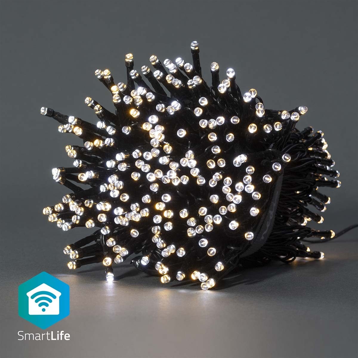Nedis SmartLife Wi-Fi decoratief LED-lichtsnoer - 20m - 400 LED's / warm-wit tot koud-wit